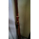 A vintage yew wood bow, by Buchanan,