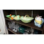 A small quantity of Carltonware,