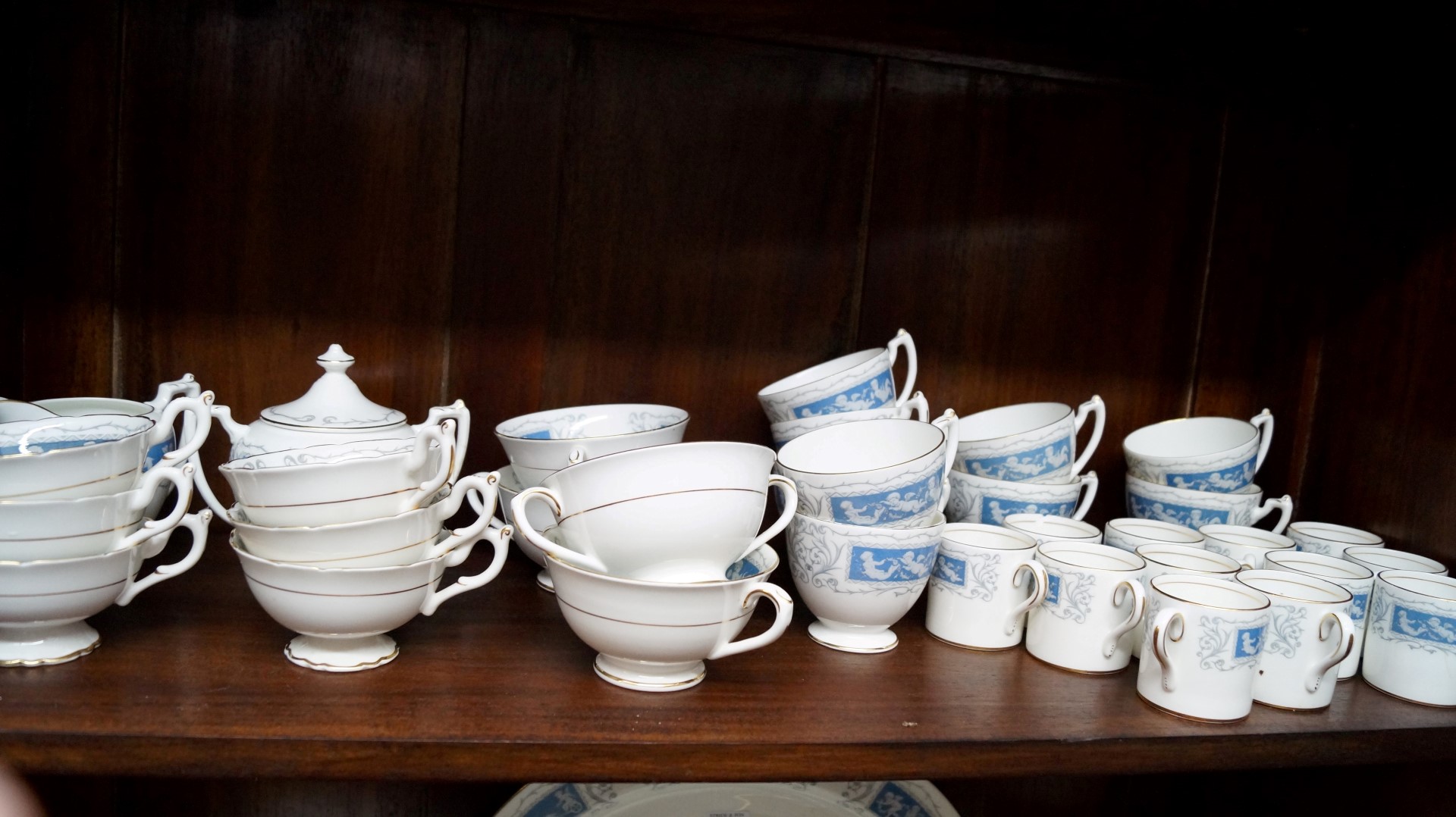 A Coalport 'Revelry' pattern part tea and dinner service.