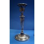 A pair of silver candlesticks, by C J Vander Ltd, Sheffield 1993, 20cm, 642g.