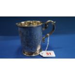 A Victorian silver christening mug, by Edward & John Barnard, London 1851,