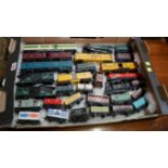 A collection of Triang and Hornby OO gauge locomotives and wagons.