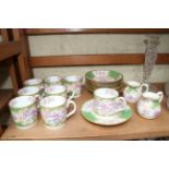 A Royal Worcester part tea service; together with a Mintons part coffee service;