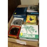 Angling: six fishing reels, each boxed,