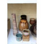 Studio Pottery: a quantity of studio pottery to include examples by David Lloyd,