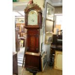 A 19th century mahogany 8 day longcase clock,