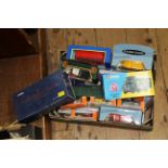 A collection of Corgi, Matchbox and other boxed diecast vehicles.