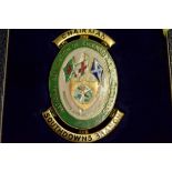 A silver gilt and enamel insignia for The National Association of Licensed House Managers.