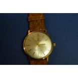 A vintage Tissot Seastar Seven 9ct gold gentleman's automatic wristwatch,