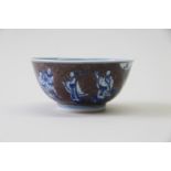 A Chinese porcelain bowl, four character Yang He Tang Zhi hall mark in double square,