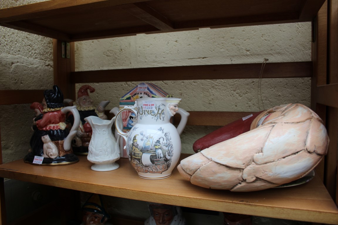 A collection of Punch & Judy ceramics; to include teapots and related. - Image 2 of 2