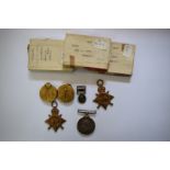 A mixed group of WWI medals, comprising: War Medal to Ch. 1389-S- Pte. P.G. Head, R.M.L.I.