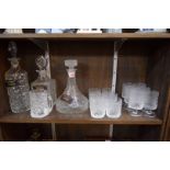 A small quantity of Ravenhead style clear glass.