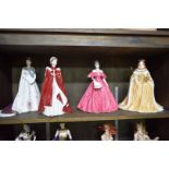 Four Royal Worcester Limited Edition figures,