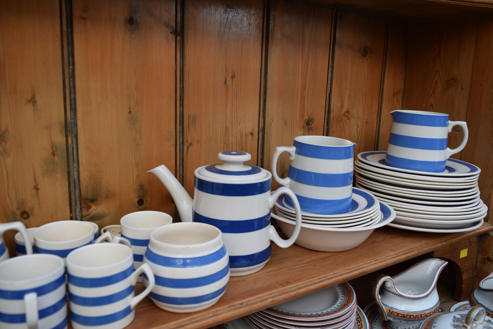 A small quantity of T G Green & Co blue and white Cornishware, - Image 4 of 6