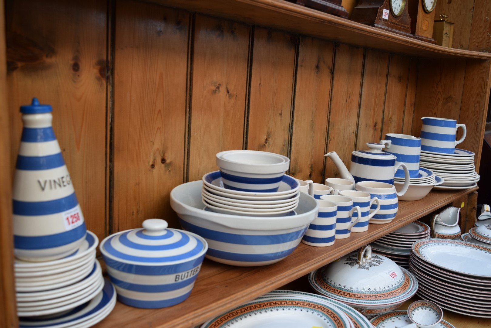 A small quantity of T G Green & Co blue and white Cornishware, - Image 2 of 6