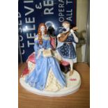 A Royal Worcester Limited Edition figure group of 'Sweet Fair Lady', No.65/950.