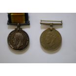A World War I War medal, to M-273363 Pte. H.D. Noble A.S.C.; together with a World War II War medal.
