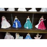 Four Royal Worcester Limited Edition figures,