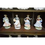 Four Royal Worcester Limited Edition 'Pastoral Collection' figures,