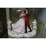 A Coalport Limited Edition figure group of 'The Last Waltz', No.21/250.
