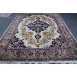 A Persian Saruq carpet, 360 x 265cm.
