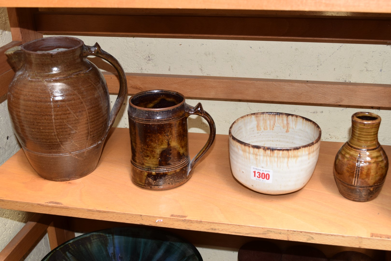 Studio Pottery: four Wenford pottery items, to include a Seth Cardew jug, 20.