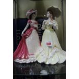 A Coalport Limited Edition figure group of 'The Garden Party', No.74/500.