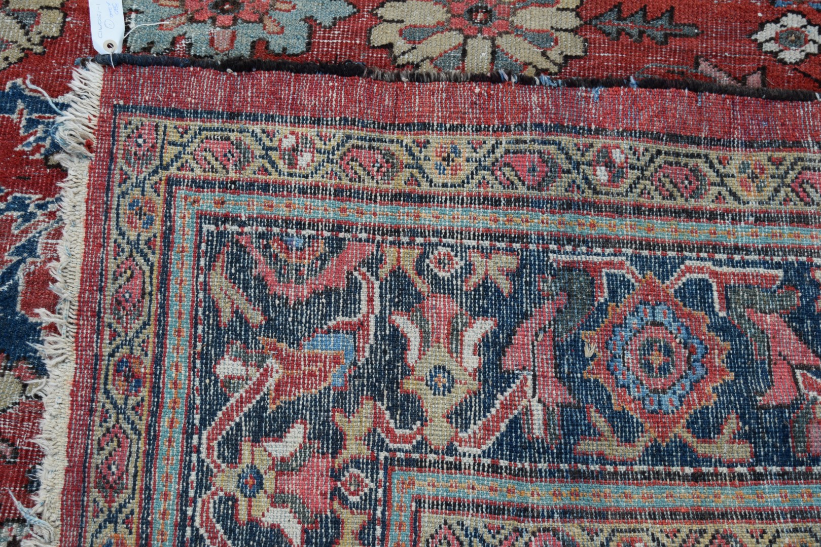 A 'Ziegler Mahal' carpet, with allover stylised floral design on a soft red madder field, - Image 5 of 5