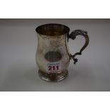A silver christening mug, by Elkington & Co, Birmingham 1936, 10cm, 177g.
