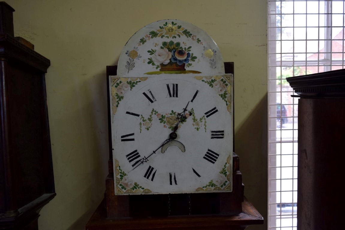 An early 19th century oak and mahogany crossbanded 30 hour longcase clock, - Image 40 of 75