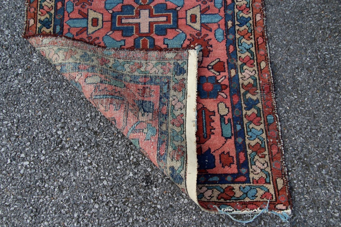 A fragmented North West Persian long runner; together with a small Hamadan mat, largest 369 x 81cm. - Image 31 of 32