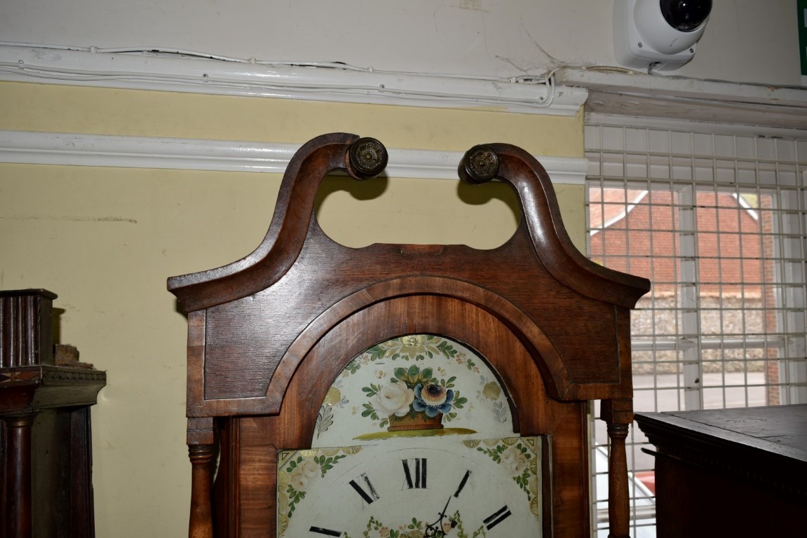 An early 19th century oak and mahogany crossbanded 30 hour longcase clock, - Image 19 of 75