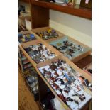 A large collection of Britains and other similar lead figures,