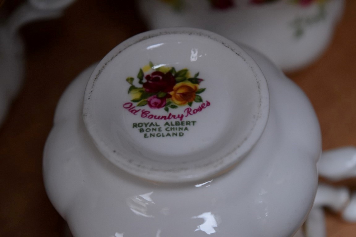 Two Royal Albert part tea-sets, comprising 'Old Country Roses'; and 'Blossom Time'. - Image 8 of 16