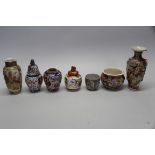 A mixed group of Japanese and Chinese pottery and porcelain.