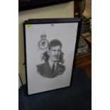 J G Keek, a set of four monochrome prints of Victoria Cross recipients,