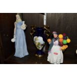 Two Royal Doulton figures, comprising: 'Biddy Pennyfarthing', HN1843; and 'Water Maiden',