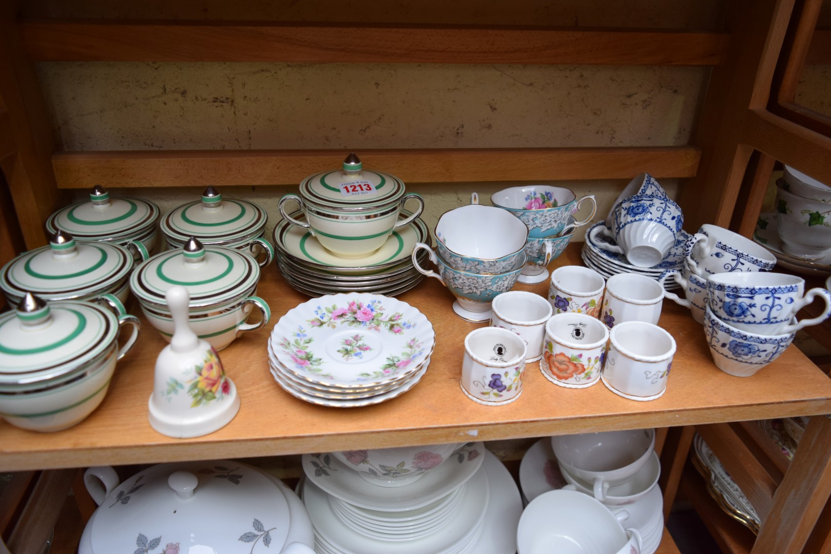 A Spode 'Royal Jasmin' part breakfast set; together with other teawares.