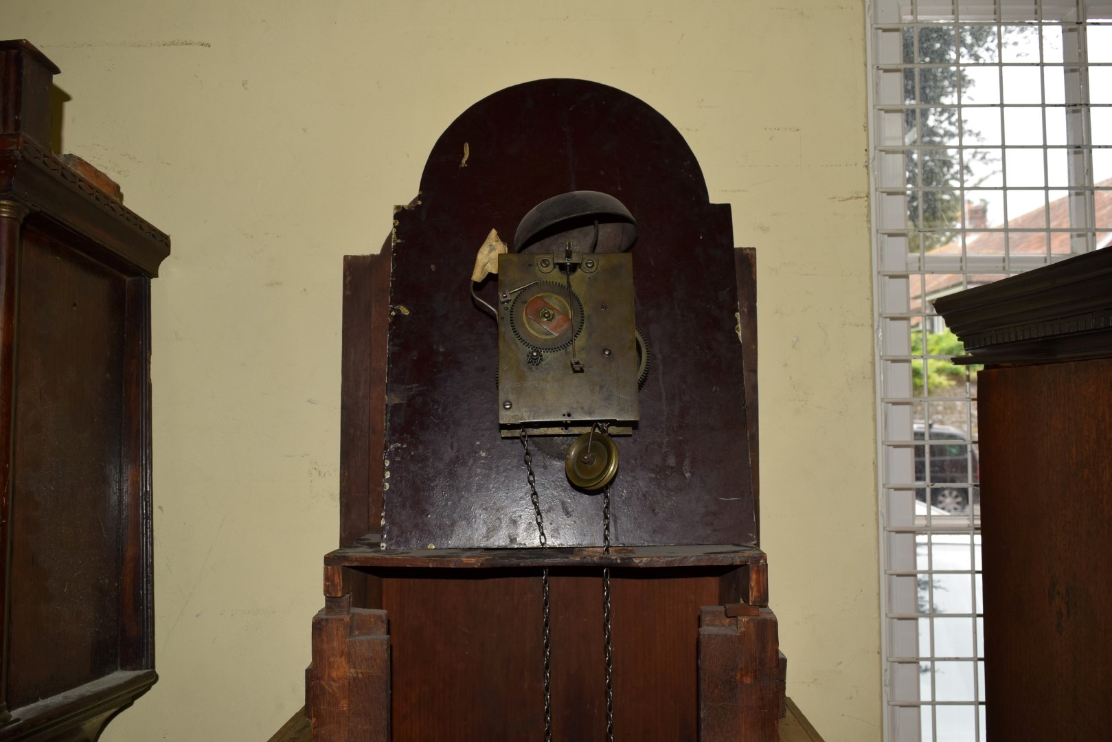 An early 19th century oak and mahogany crossbanded 30 hour longcase clock, - Image 57 of 75