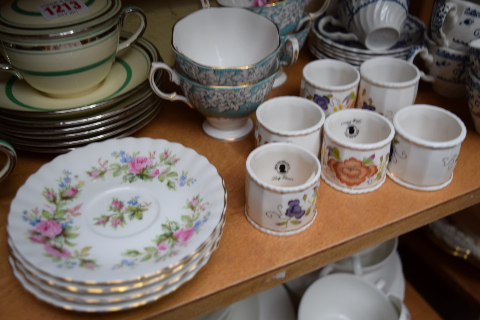 A Spode 'Royal Jasmin' part breakfast set; together with other teawares. - Image 13 of 24