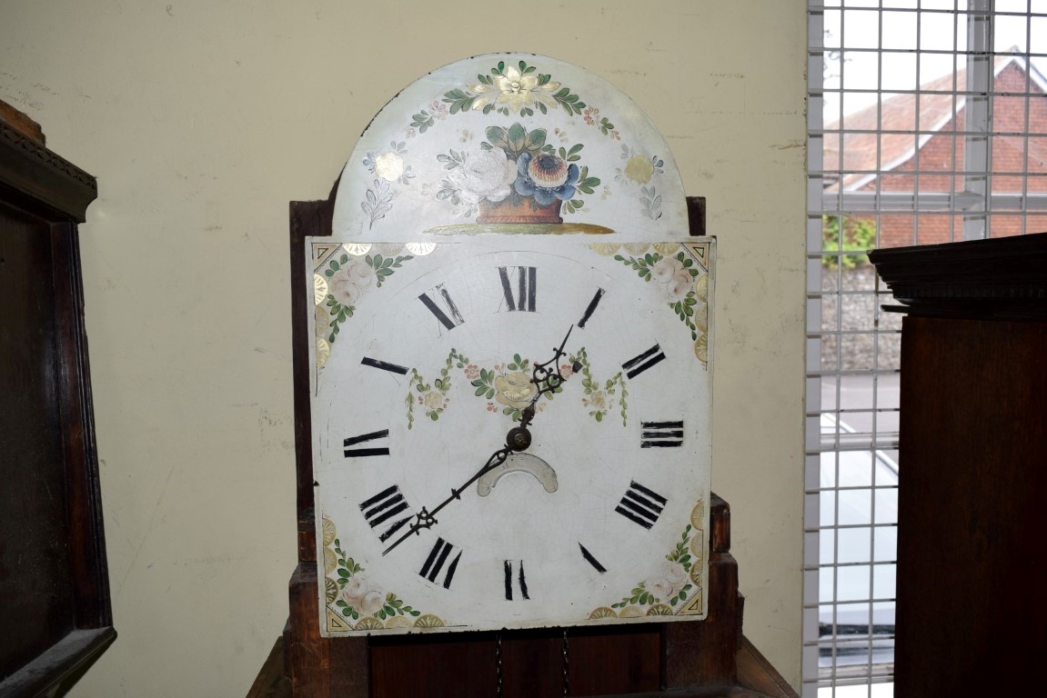 An early 19th century oak and mahogany crossbanded 30 hour longcase clock, - Image 43 of 75