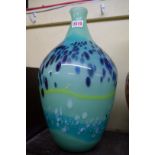 A Monart style glass vase, 37.5cm high.