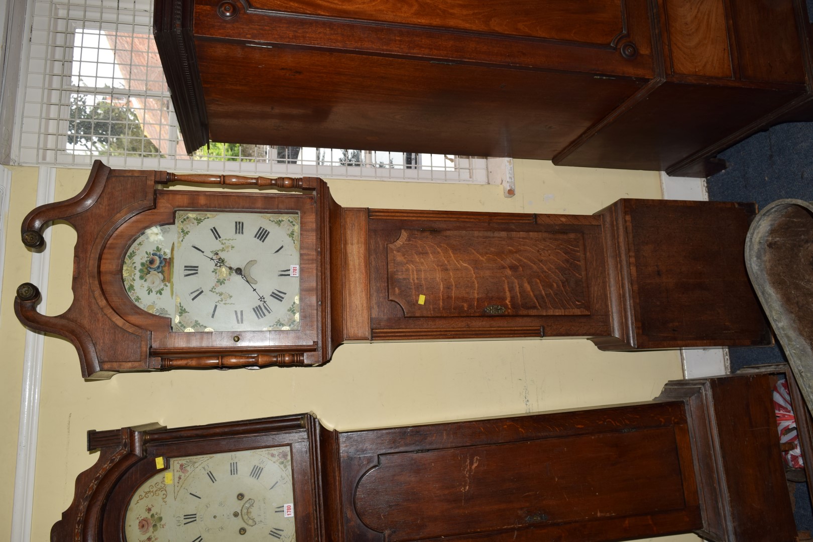 An early 19th century oak and mahogany crossbanded 30 hour longcase clock, - Image 6 of 75