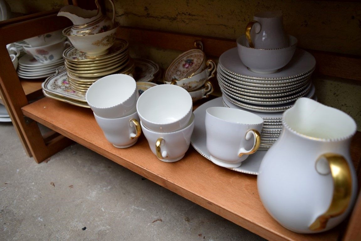 Three part tea-sets. - Image 11 of 24