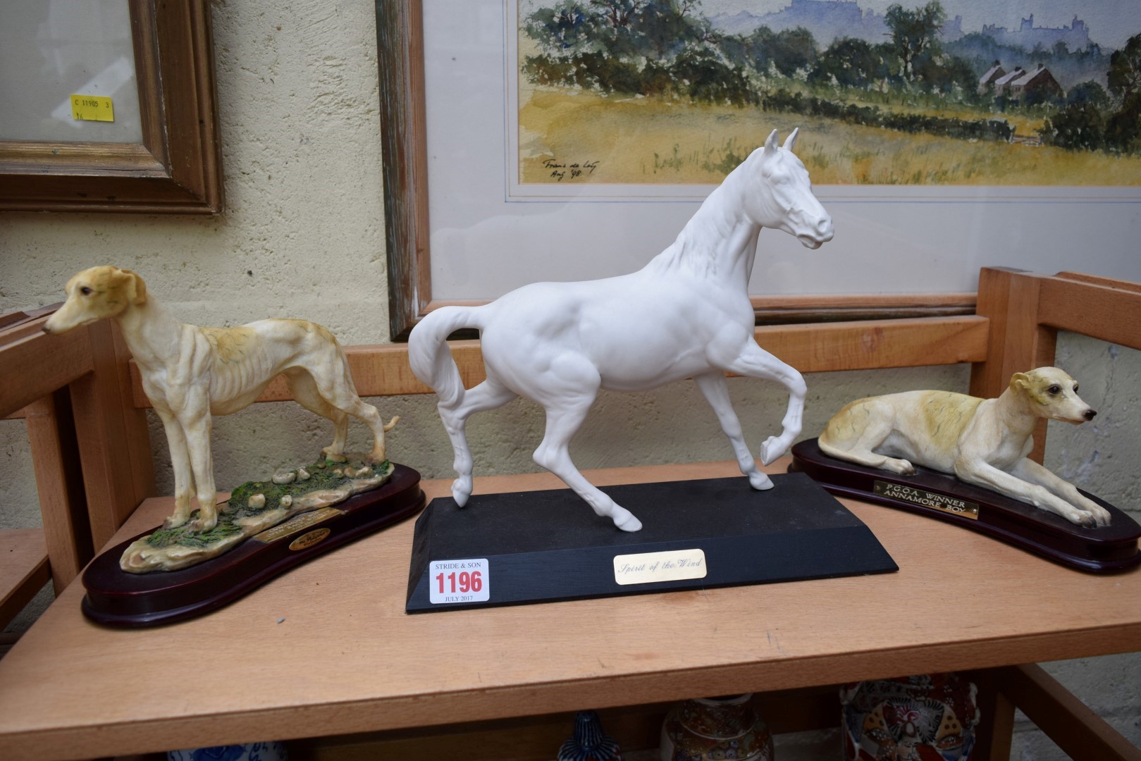 A Beswick 'Spirit of the Wind' figure; together with two other figures of dogs. - Image 2 of 16