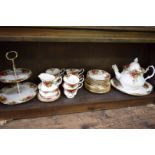 A Royal Albert 'Old Country Roses' pattern teaset