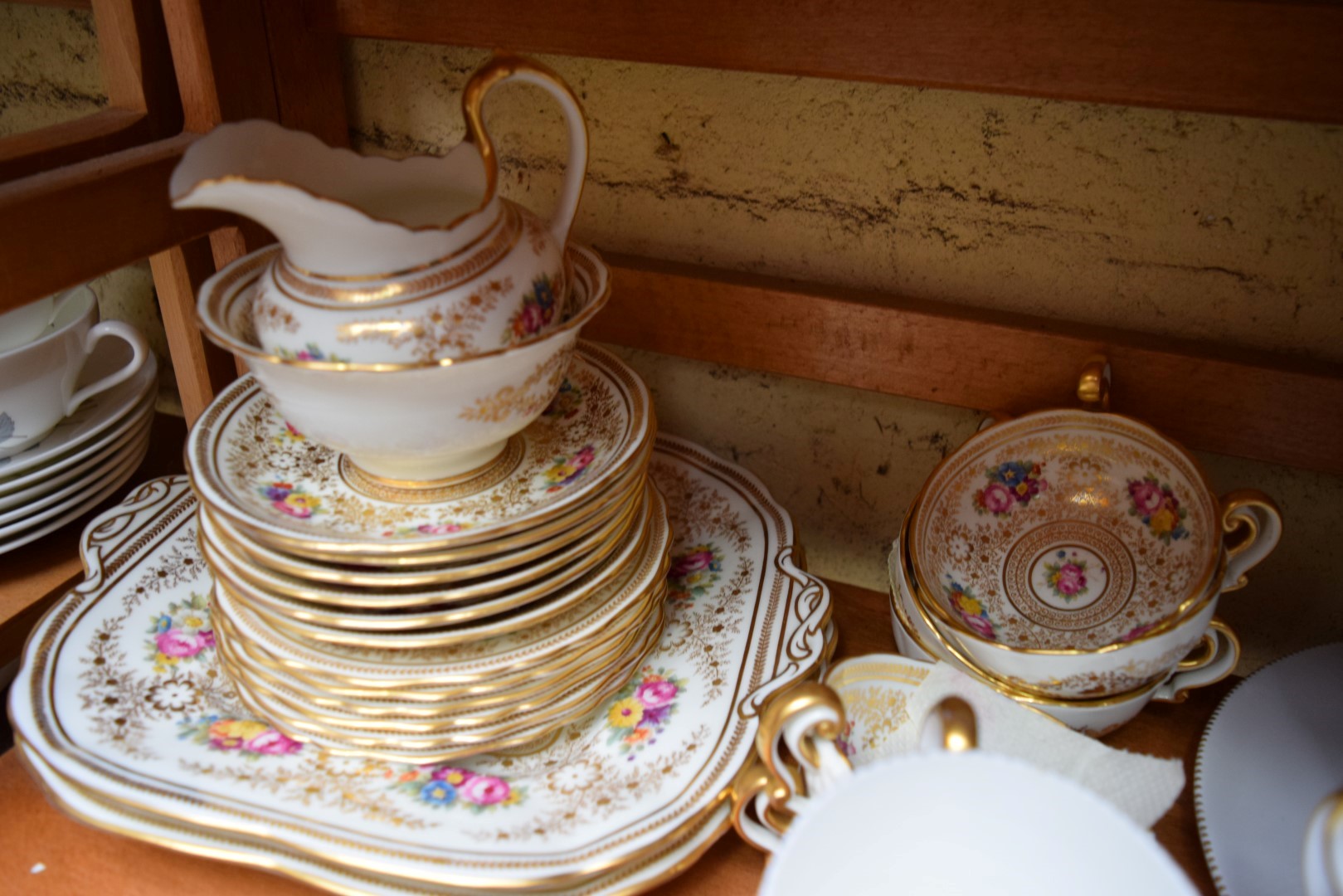 Three part tea-sets. - Image 18 of 24