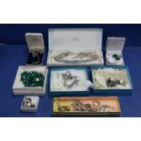 A small collection of costume jewellery, most boxed,