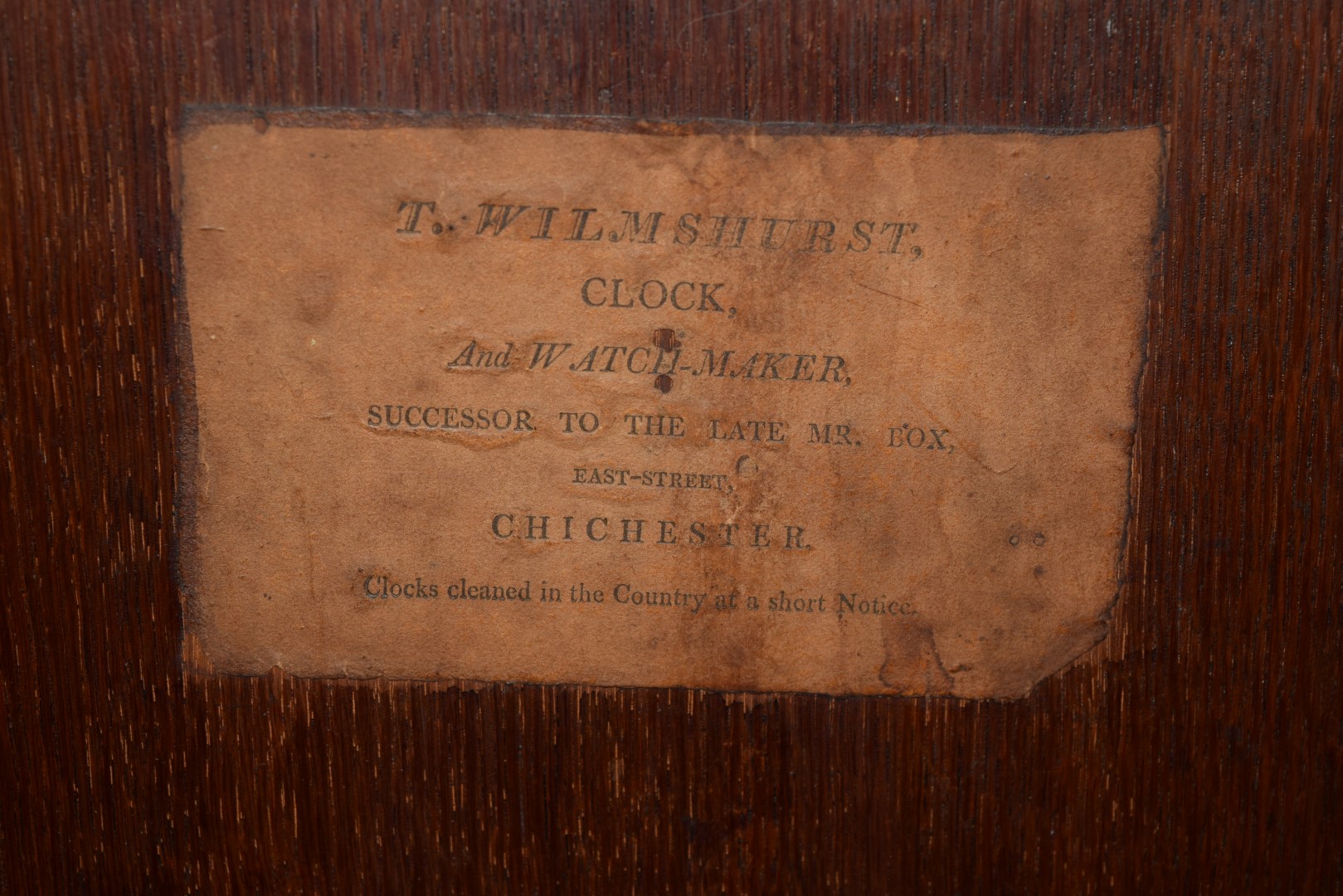 A George III mahogany 30 hour longcase clock, by Wilmshurst, Chichester, - Image 12 of 20